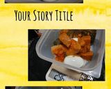チーズ風味たまご南瓜煮付サラダ(簡単)作り方4写真