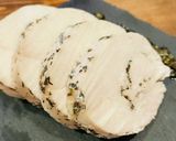 レンジで★鶏胸肉★しっとりロールハム作り方9写真