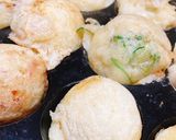 出汁で食べるたこ焼き(明石焼き風)作り方4写真
