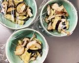 全てレンジ豚こまクリーミー麻婆豆腐&茄子作り方12写真