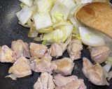 鶏と白菜のクリーム煮作り方3写真