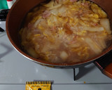 ヨウサマの減塩白菜とベーコンのスープ作り方4写真