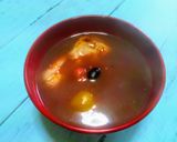 小豆無しで出来る金時豆と黒豆のおしるこ作り方10写真