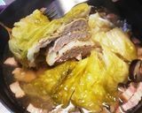 熱々キャベツドーム和風スープ煮込み作り方11写真