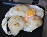 美味♪目玉焼き・じゃが芋のホットサンド作り方4写真
