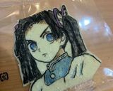 鬼滅　あおい　オブアート　キャラ弁作り方3写真