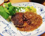 コショウたっぷり鹿肉100%ハンバーグ作り方9写真