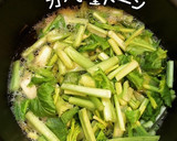 カブの茎と厚揚げde揚げ出し豆腐風作り方3写真