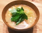 簡単！たま×たま×チーズのおみそ汁作り方6写真