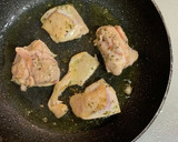 とりもも肉のソテー　レモンソース作り方2写真