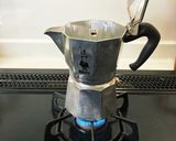 マキネッタで作る濃厚カフェラテ♫作り方5写真