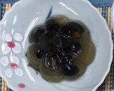 おせちリメイク！黒豆の黒糖寒天寄せ作り方5写真