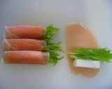 簡単オードブル★チーズと水菜の生ハム巻き作り方2写真