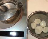 黒豆リメイク！簡単、白玉のチェー作り方3写真