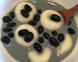 黒豆リメイク！簡単、白玉のチェー作り方4写真