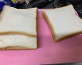 バナナとキウイのチョコクリームサンド作り方3写真