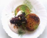 バナナとラムレーズンのホットケーキ作り方9写真