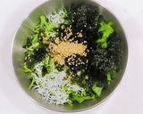☆しらすと韓国のりの簡単水菜サラダ☆作り方2写真