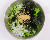 ☆しらすと韓国のりの簡単水菜サラダ☆作り方2写真
