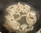 ごま油香る♩九条ねぎと鶏肉の煮浸し作り方3写真
