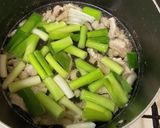 ごま油香る♩九条ねぎと鶏肉の煮浸し作り方4写真