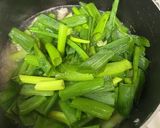ごま油香る♩九条ねぎと鶏肉の煮浸し作り方5写真