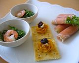 簡単オードブル★チーズと水菜の生ハム巻き作り方4写真