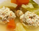 簡単鶏肉団子スープ作り方7写真