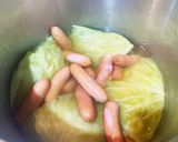 キャベツとソーセージのポトフ【圧力鍋】作り方4写真