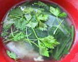 鶏がらスープのお雑煮作り方4写真