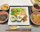 納豆巻きメインの晩ご飯バランスメニュー作り方7写真