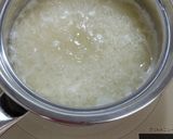 減塩 おかゆ 茅の舎だしで。作り方3写真