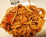 簡単美味☆バジルとチキンとトマトのパスタ作り方10写真