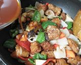 本格中華！たっぷり野菜の酢豚〜甘酢あん〜作り方7写真