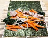黒キャベツの海苔巻き作り方3写真