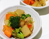 2歳児病みつき。幼児食に◎根菜の黒酢炒め作り方12写真