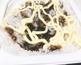 洗い物無しの夜食【お好み焼き風】作り方3写真