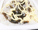洗い物無しの夜食【お好み焼き風】作り方3写真
