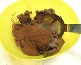 クランブルケーキ　あんココアチーズ　作り方1写真