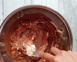 バレンタイン♪ベイクドチョコチーズケーキ作り方6写真