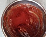 バレンタイン♪ベイクドチョコチーズケーキ作り方8写真