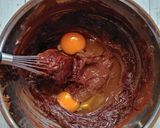バレンタイン♪ベイクドチョコチーズケーキ作り方9写真