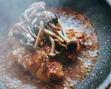 鶏としめじのジンジャーステーキ★作り方5写真