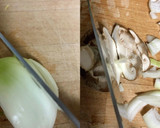 簡単！エビと椎茸のトマトクリームパスタ♪作り方1写真