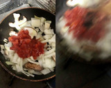 簡単！エビと椎茸のトマトクリームパスタ♪作り方2写真