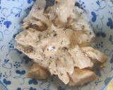 鶏むねクリームチーズ丼作り方5写真