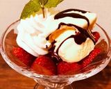 手作り苺シロップ使用☆苺のパフェ♪作り方4写真