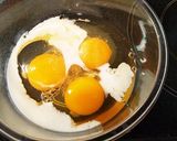 ◆簡単&短時間 ごま油香る えび玉丼 ◆作り方2写真