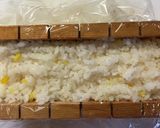 炒り卵とスモークサーモンの押し寿司作り方5写真