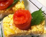 炒り卵とスモークサーモンの押し寿司作り方9写真